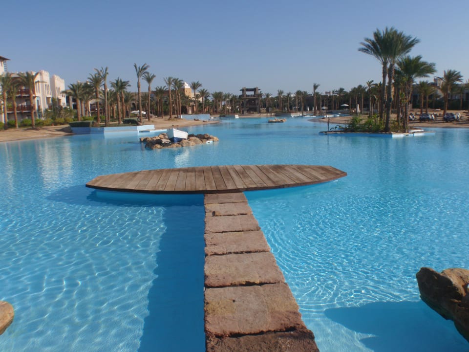 Riesige Salzwasser Lagune Pickalbatros Palace Hotel-Port Ghalib
