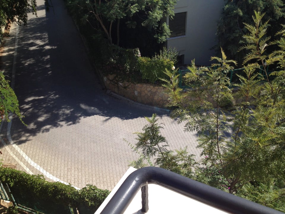 Blick vom Balkon Hotel Gardenia Beach