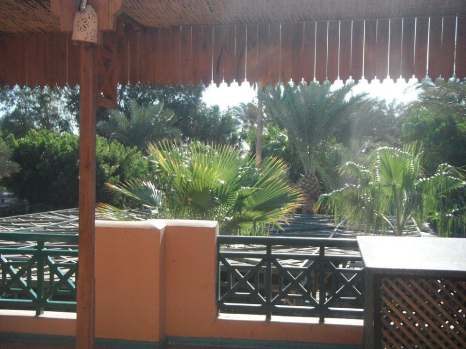 Ausblick von der Terrasse auf die Hotelanlage Giftun Azur Resort