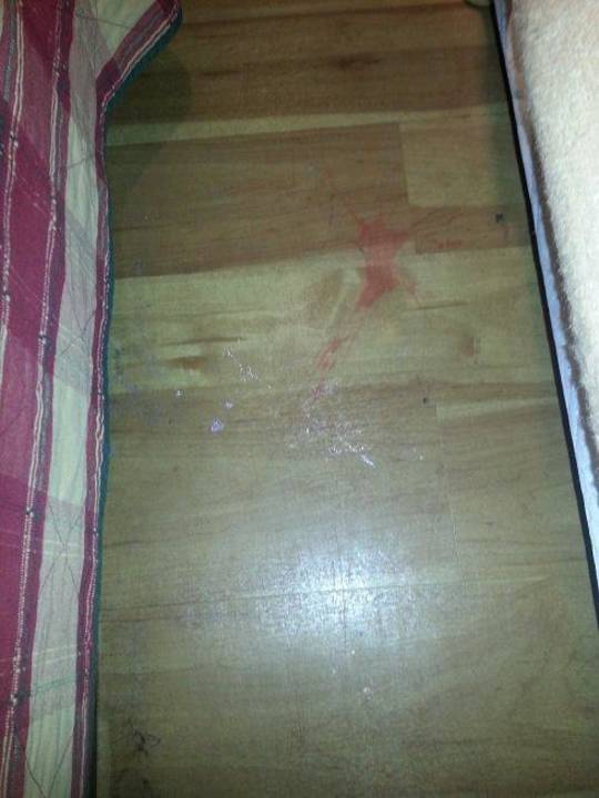 Blut oder Farbe neben dem Bett! ibis Styles Hotel Paris Saint Ouen