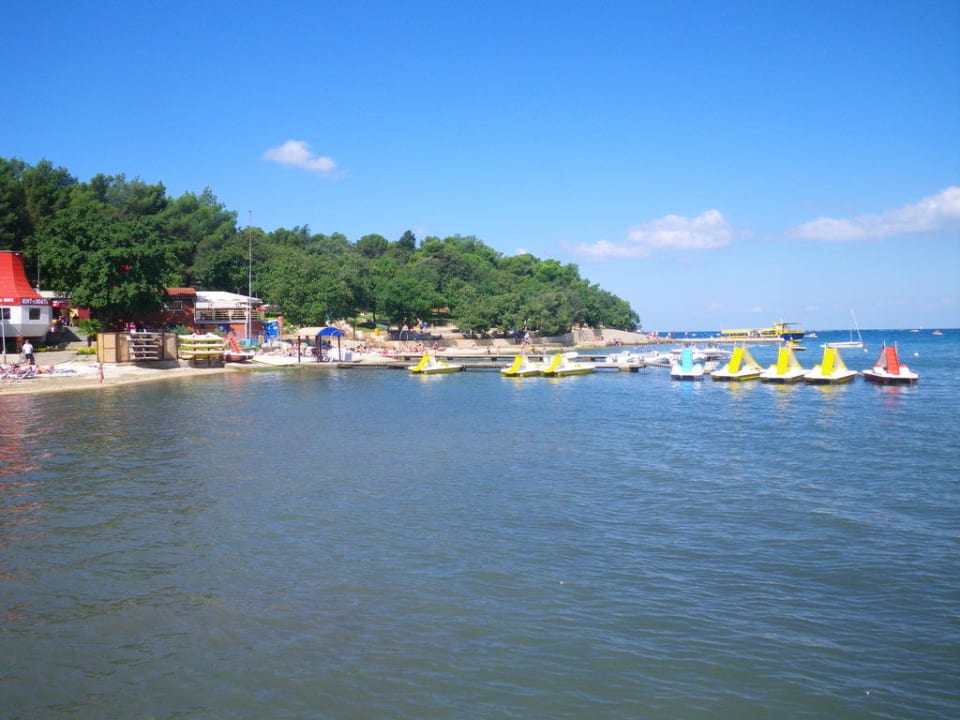 Bucht vor dem Hotel Hotel Zorna Plava Laguna
