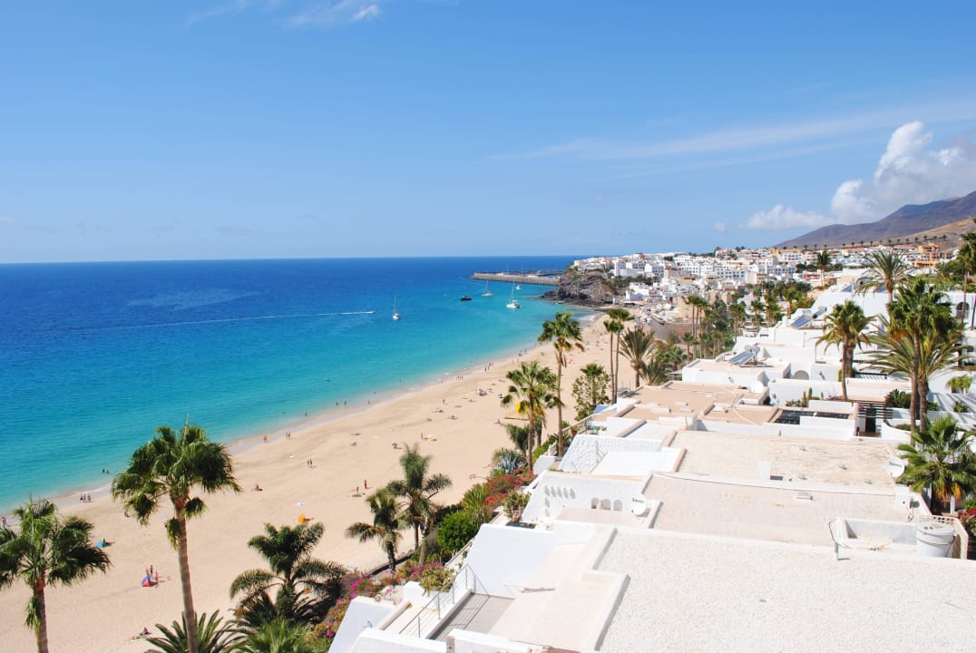 Blick vom Hotel richtung Morro Jable Hotel Riu Palace Jandia