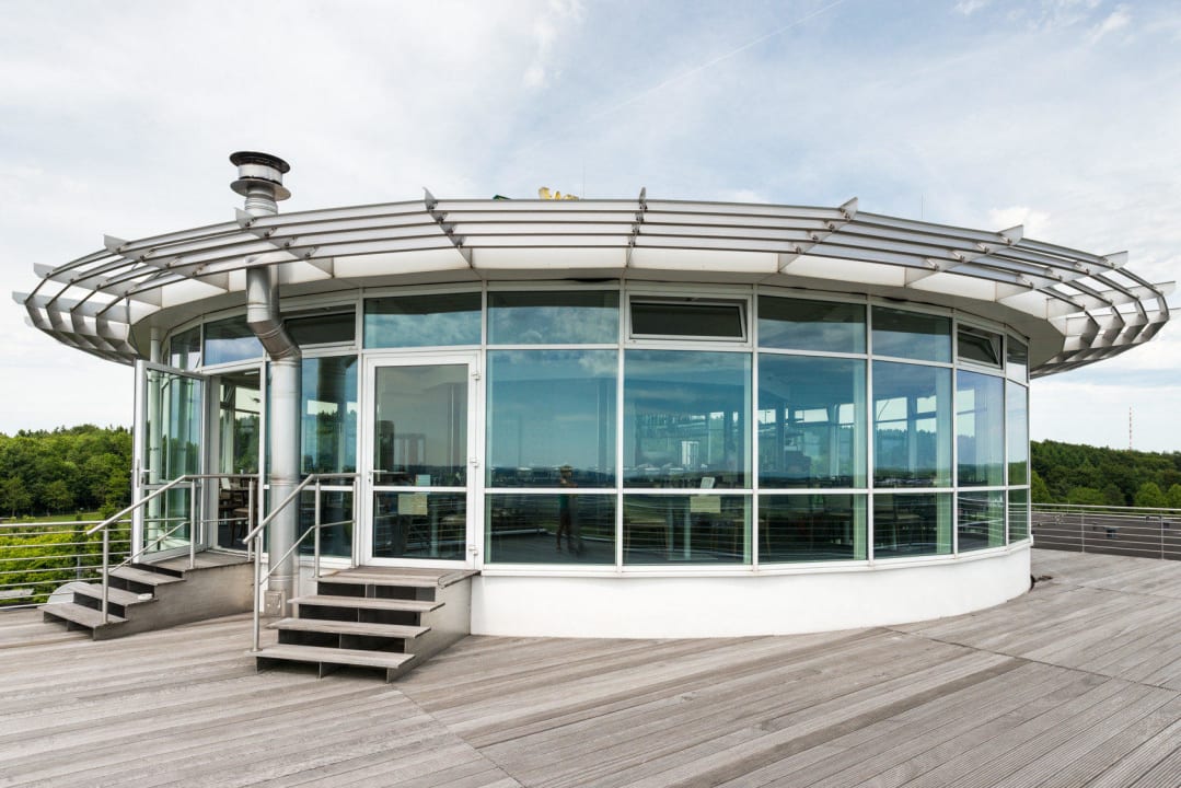 360° Drehrestaurant mit Dachterrasse Wildpark Hotel