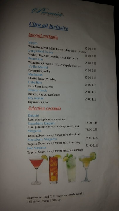 Getränke Premier Le Reve Hotel & Spa