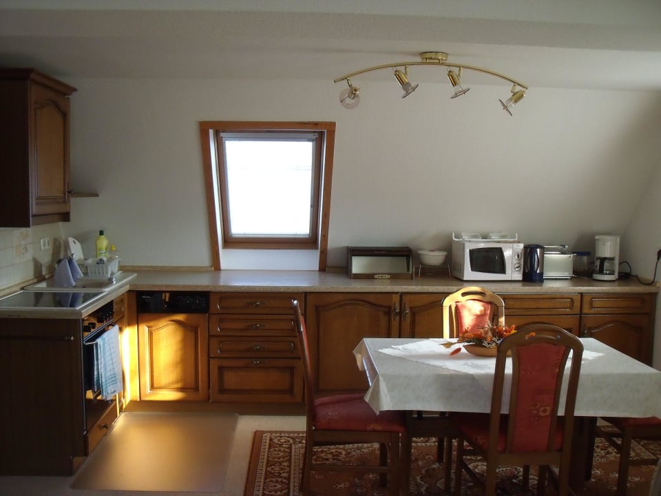 Appartement Dachgeschoss - Küchenecke Pension Döring