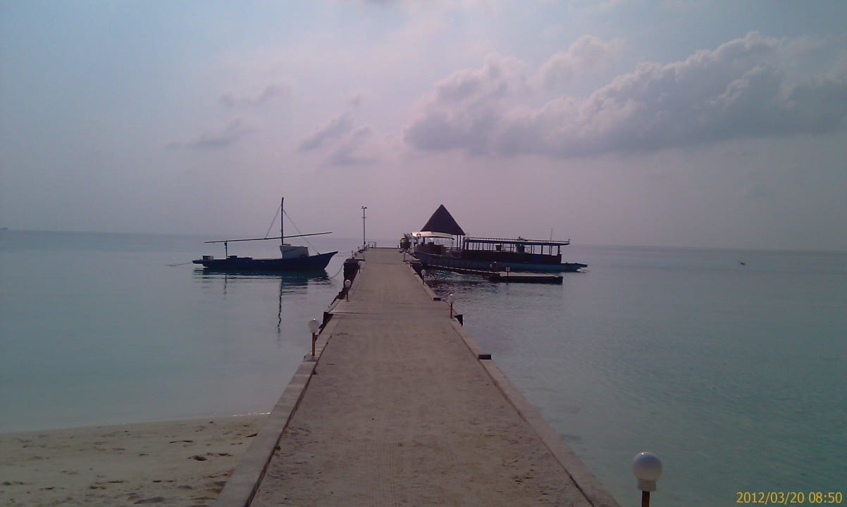 Steg/Anleger für Boote und Wasserflugzeug Summer Island Maldives