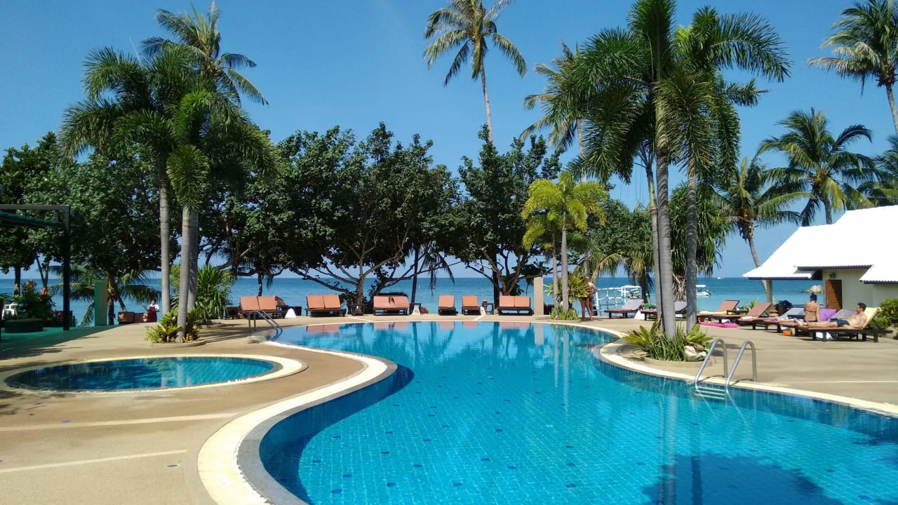 Pool mit Whirlpool Long Bay Resort Koh Phangan