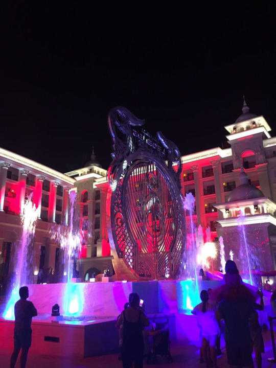 Ausblick vom Balkon The Land of Legends Kingdom Hotel