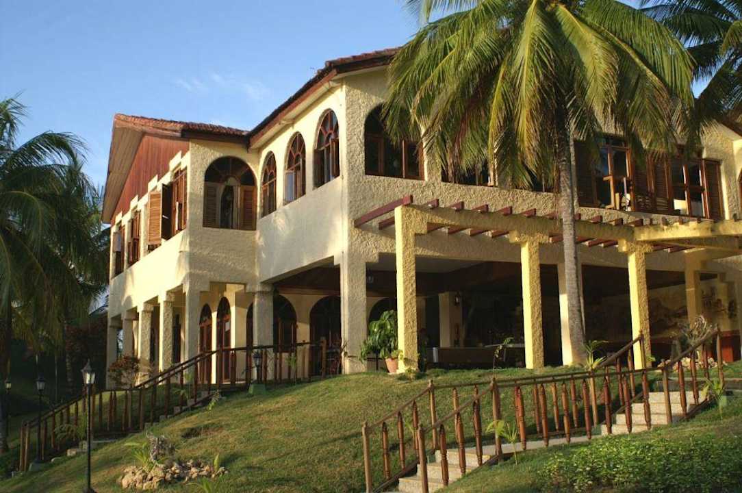 Hauptgebäude: Restaurant im 1. OG Hotel Porto Santo