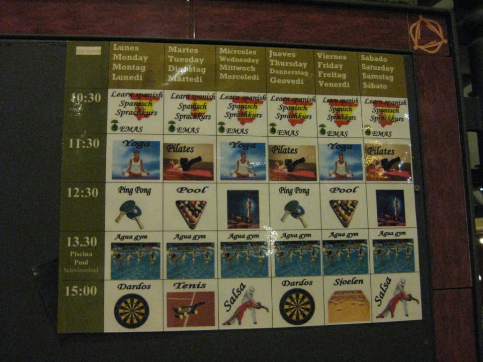 Animationsprogramm Gran Tacande Wellness & Relax Costa Adeje