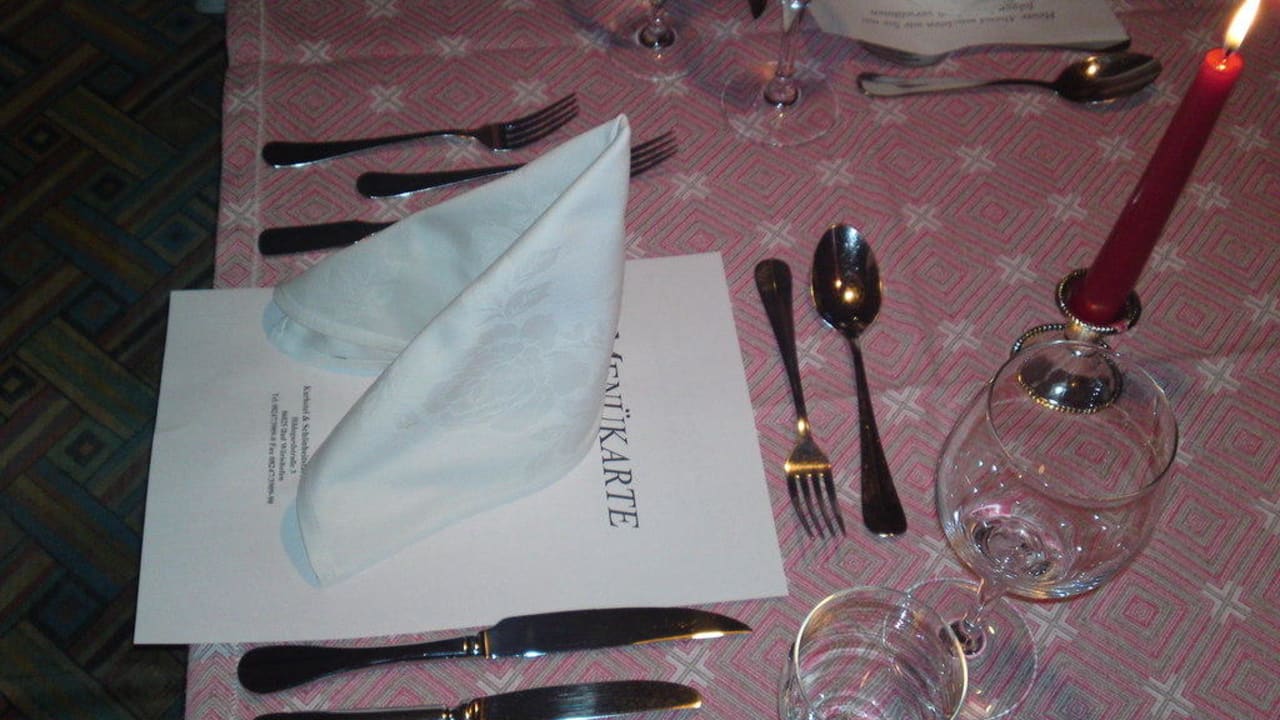 Tisch Kurhotel Brandl