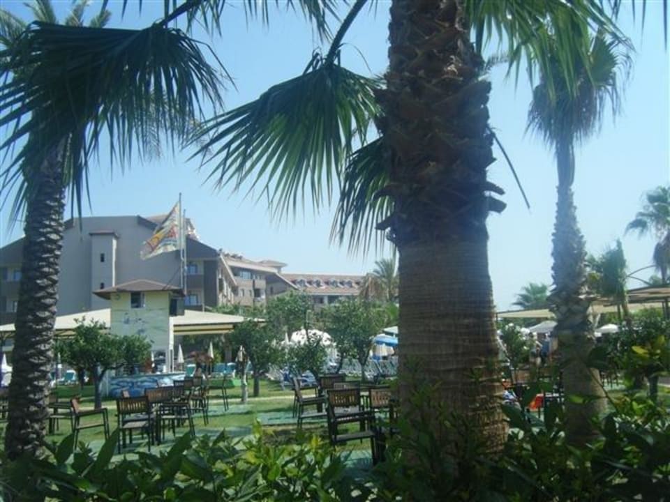 Blick von der Snackbar Hane Family Resort
