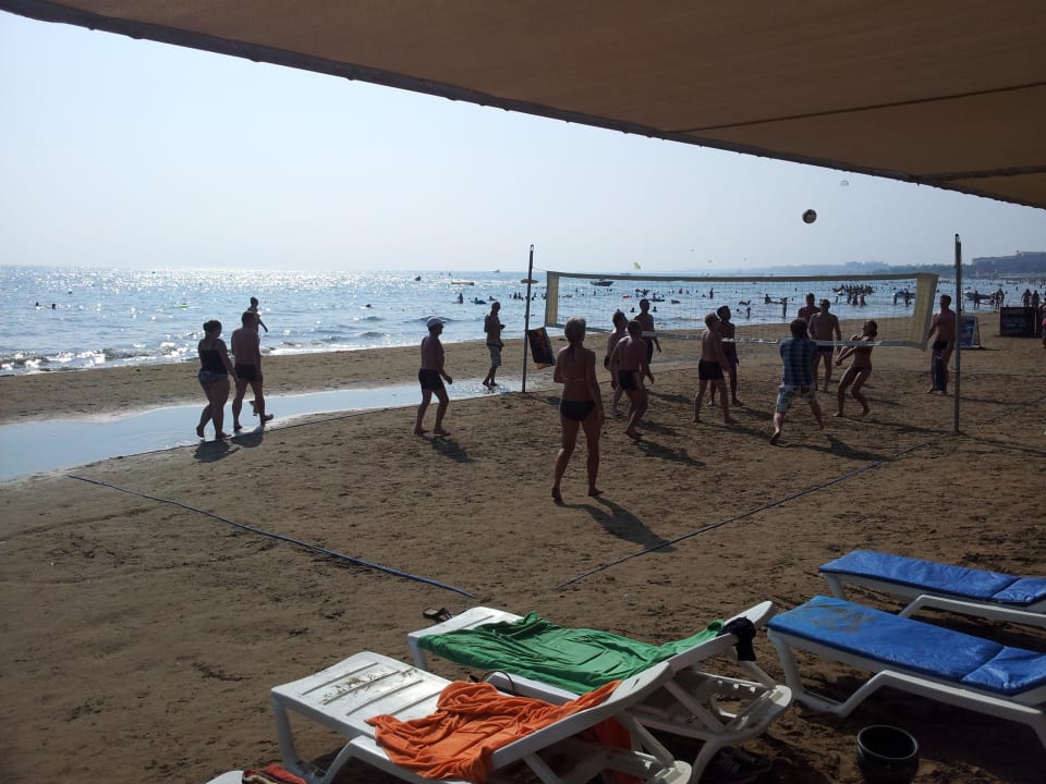 Beachvolleyball am Hotelstrand Hotel Thalia Unique
