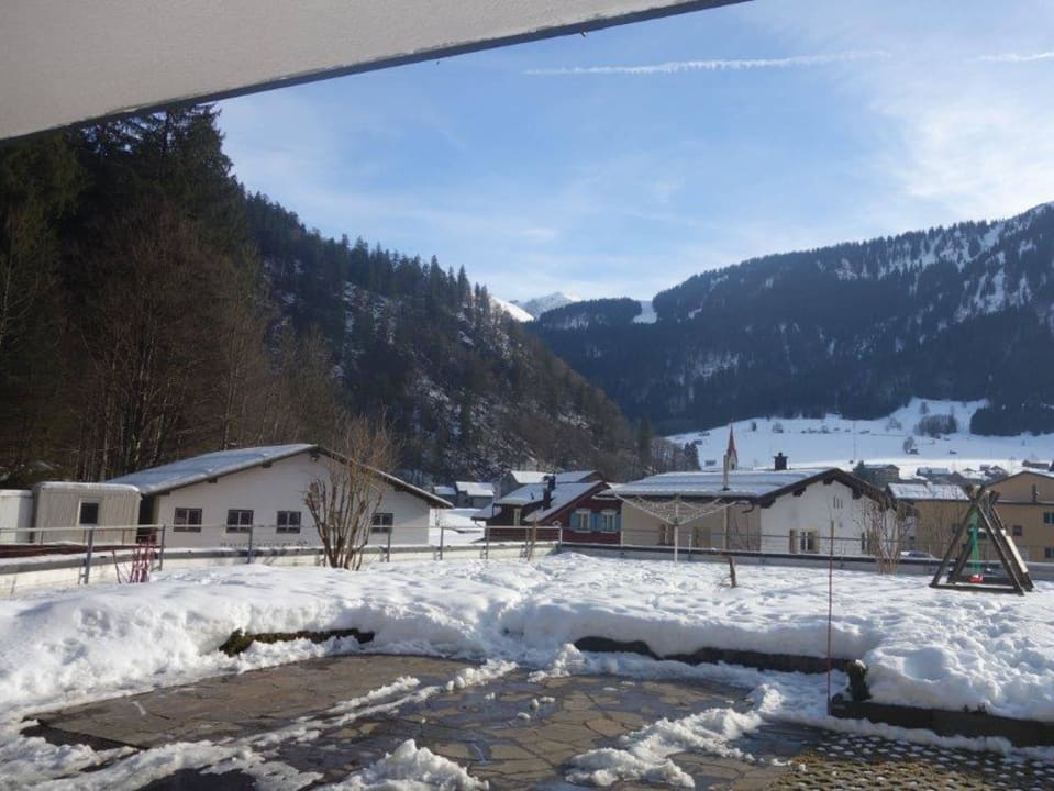 Ausblick Caroline's Appartement in Au