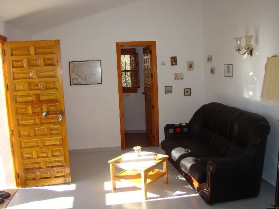 Das Wohn- Schlasfzimmer im Gästehaus Finca Fogorate