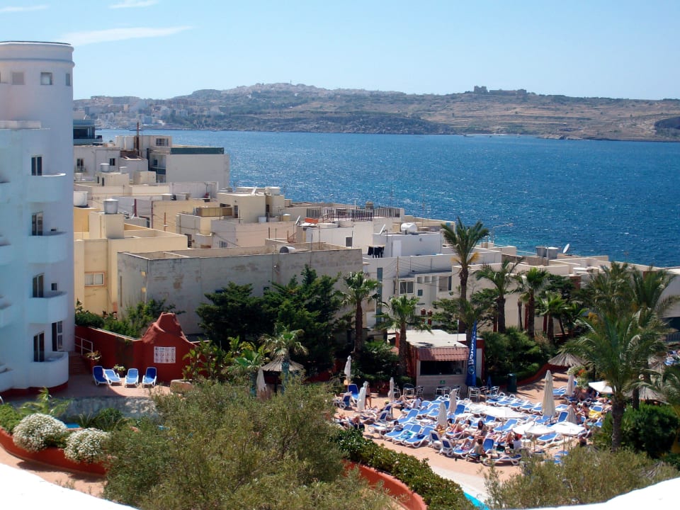 Blick vom Balkon db San Antonio Hotel + Spa