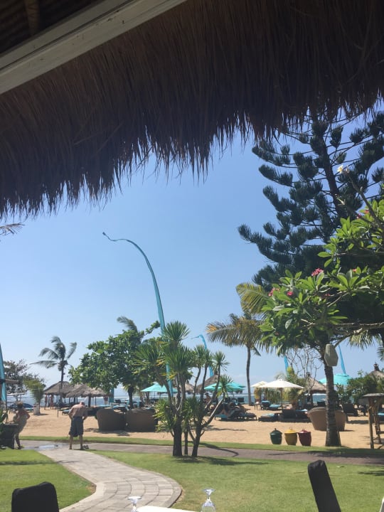 Ausblick bei dem Mittag Snack Sol by Melia Benoa Bali
