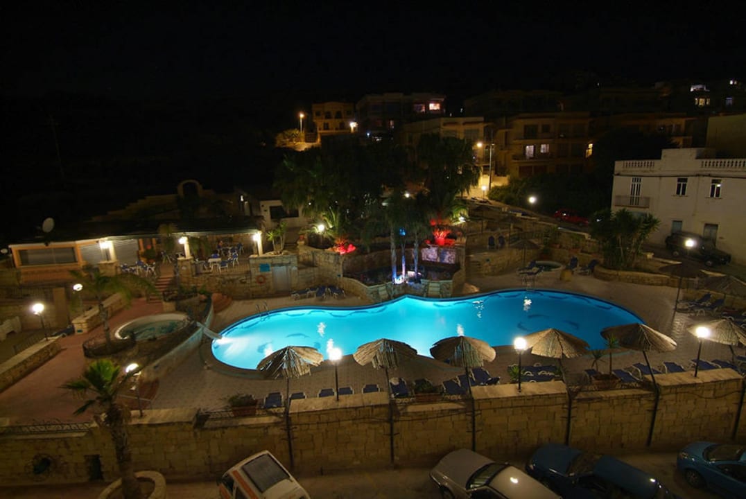Porto Azzurro - Pool - Summer Night - Holiday Hotel Porto Azzurro Resort