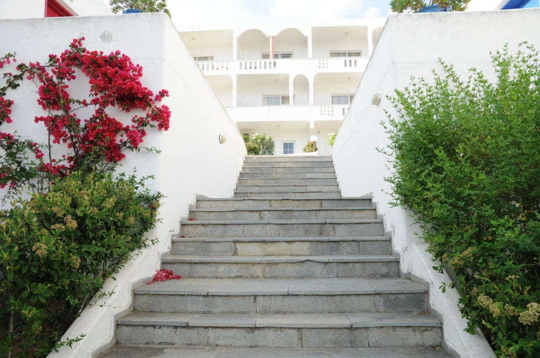 Treppe zu den Zimmern Alexandros Palace