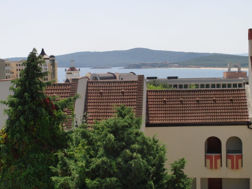 Blick vom Balkon Duni Royal Pelican Resort