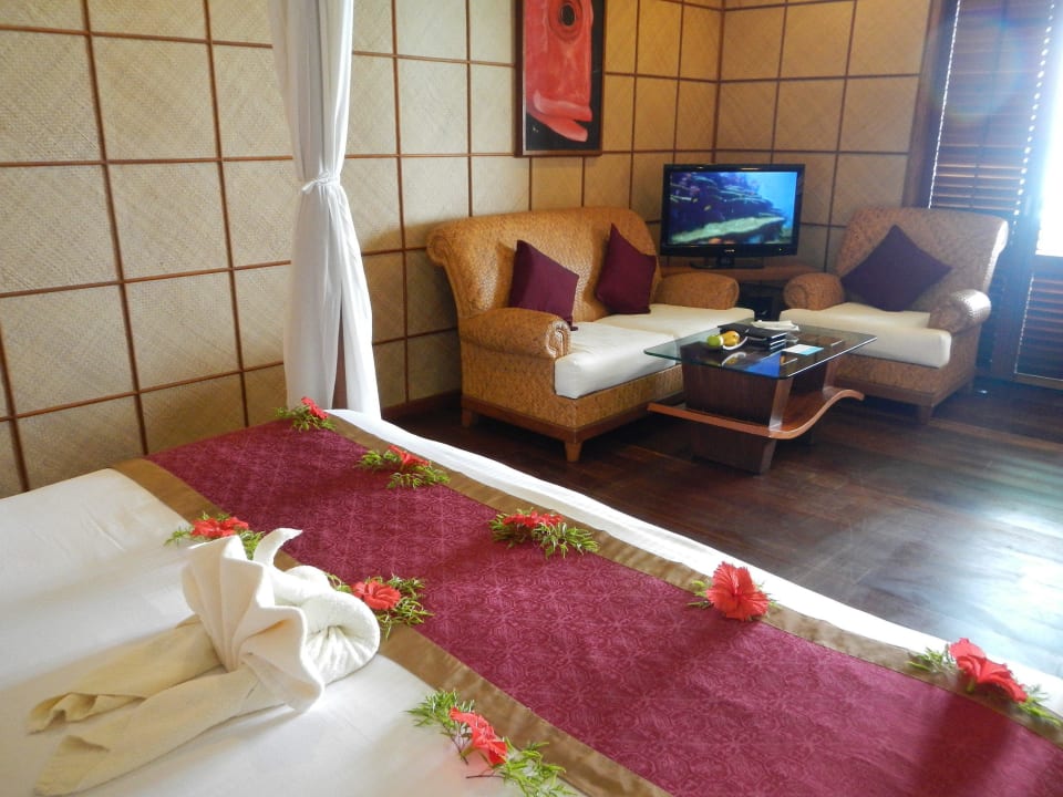 Blick vom Eingang Kuramathi Maldives