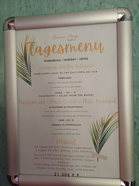 Gastro Marina Playa Suite Hotel