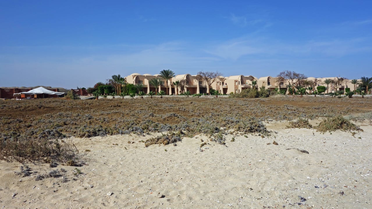 Blick auf die Zimmer Shams Alam Beach Resort