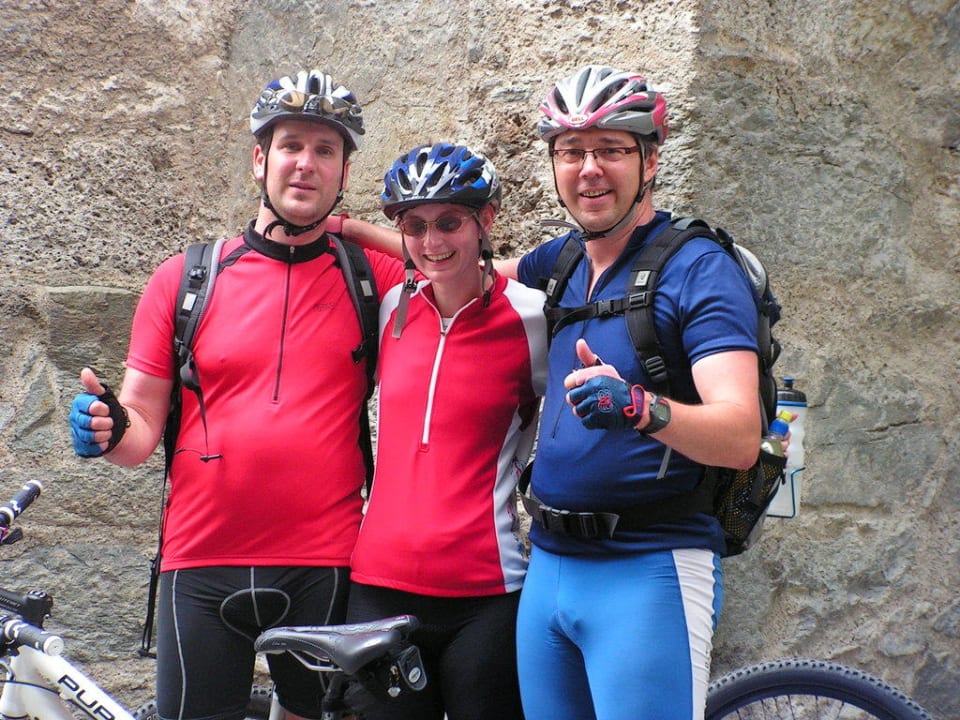 Nach der Mountainbiketour Sanotel Bad Gastein