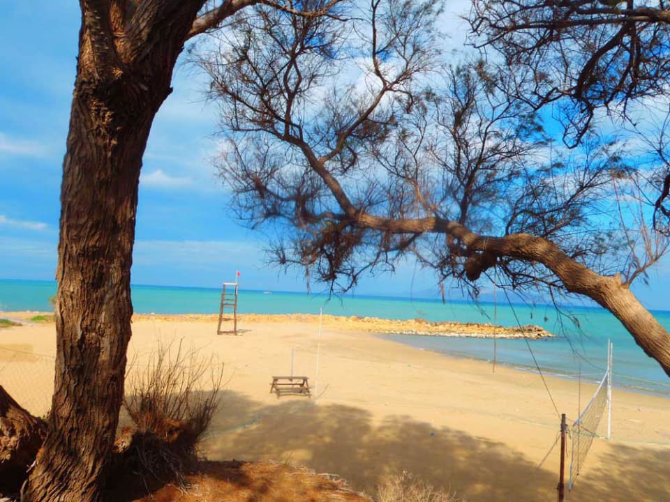 Sandstrand bei Zorbas Beach - Kreta Griechenland Apartments Zorbas Island