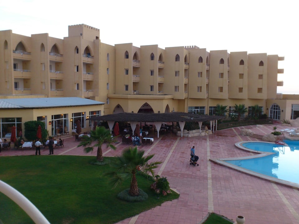 Ausblick vom Zimmer Skanes Serail Aquapark