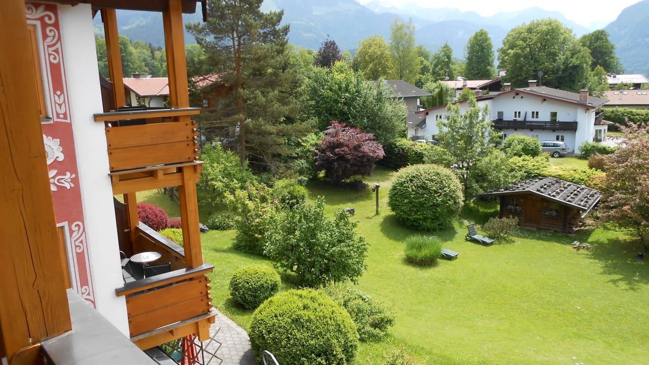 Der Blick vom Balkon Hotel Georgenhof