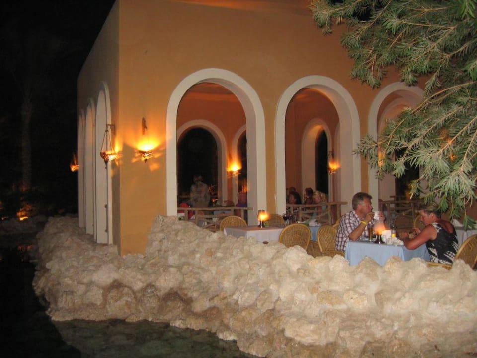 Blick auf das karibische Restaurant, super lecker! Grand Makadi