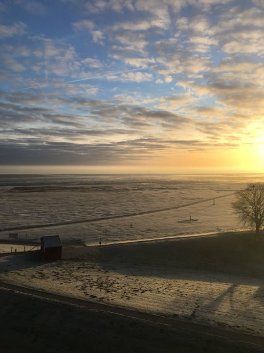 Blick vom Balkon Upstalsboom Hotel am Strand