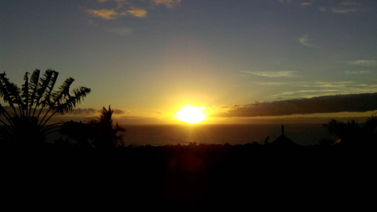 Sonnenuntergang vom Zimmer aus La Palma Princess