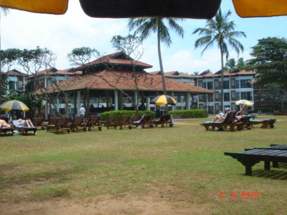 Wenn Rasen gewässert wird Club Hotel Dolphin