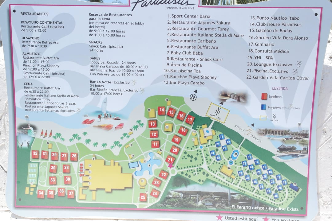 Kompletter Hotelplan Paradisus Varadero Resort & Spa