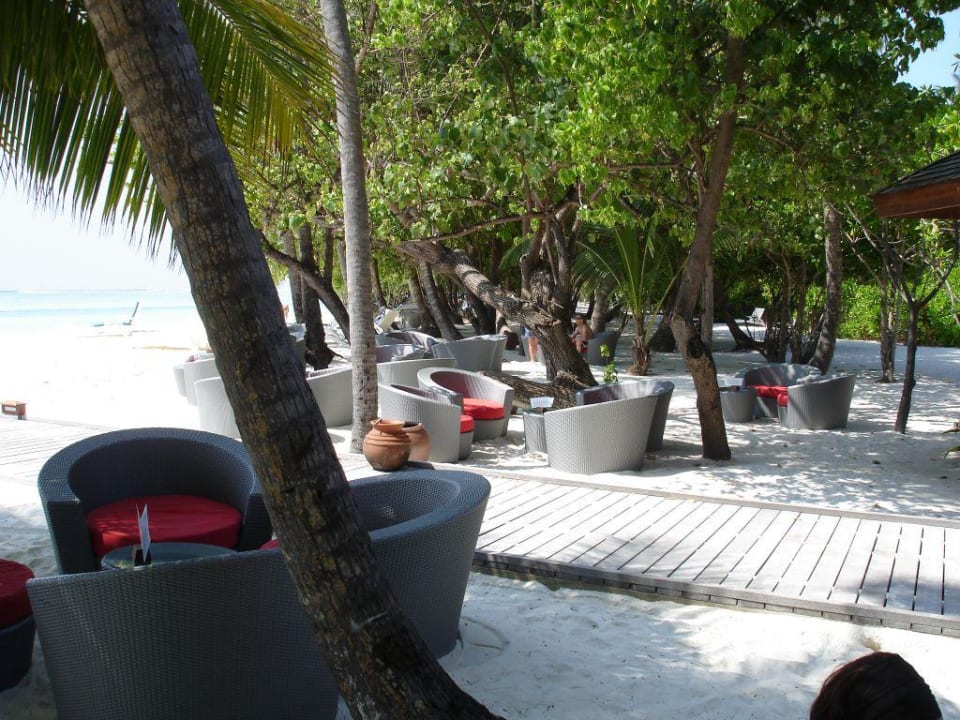 Pavillionbar im Osten Meeru Maldives Resort Island