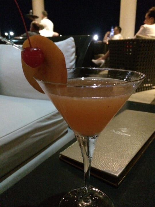 Peach Martini Cocktail La Marquise Luxury Resort Complex
