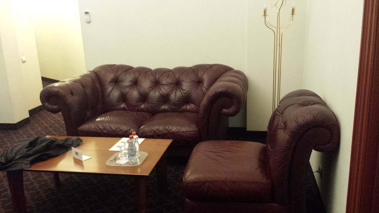 Living room of Junior Suite Rixwell Centra Hotel