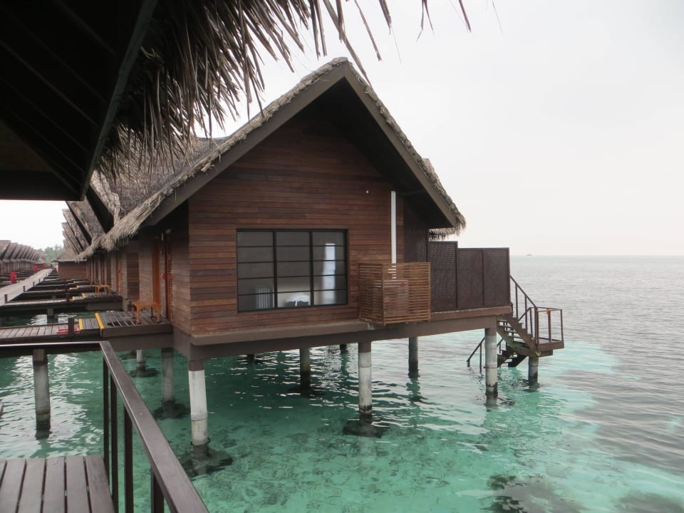 Unsere OceanVilla 839 von außen Adaaran Select Hudhuran Fushi - Premium All Inclusive