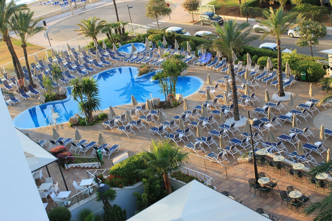 Blick von Balkon Hipotels Hipocampo Playa