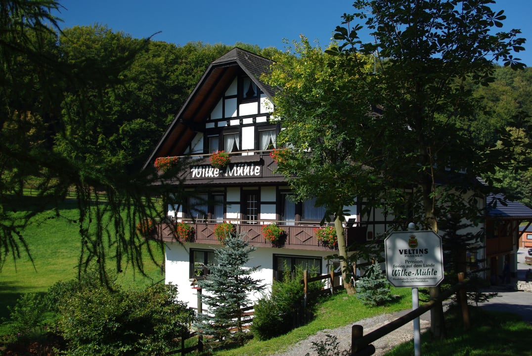 Außenansicht Pension Wilke-Mühle