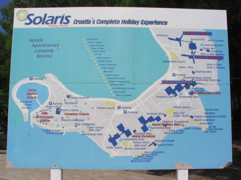 Die Anlage im Überblick Villas Kornati