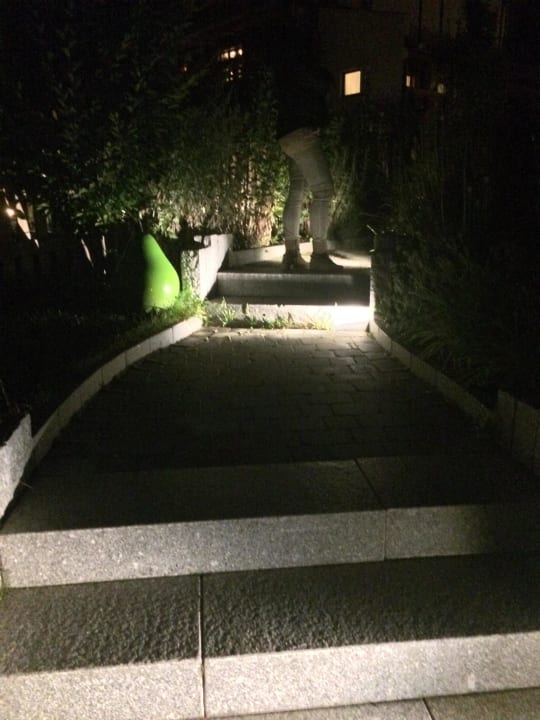 Naturbadeteich bei Nacht Alpengasthof Grüner