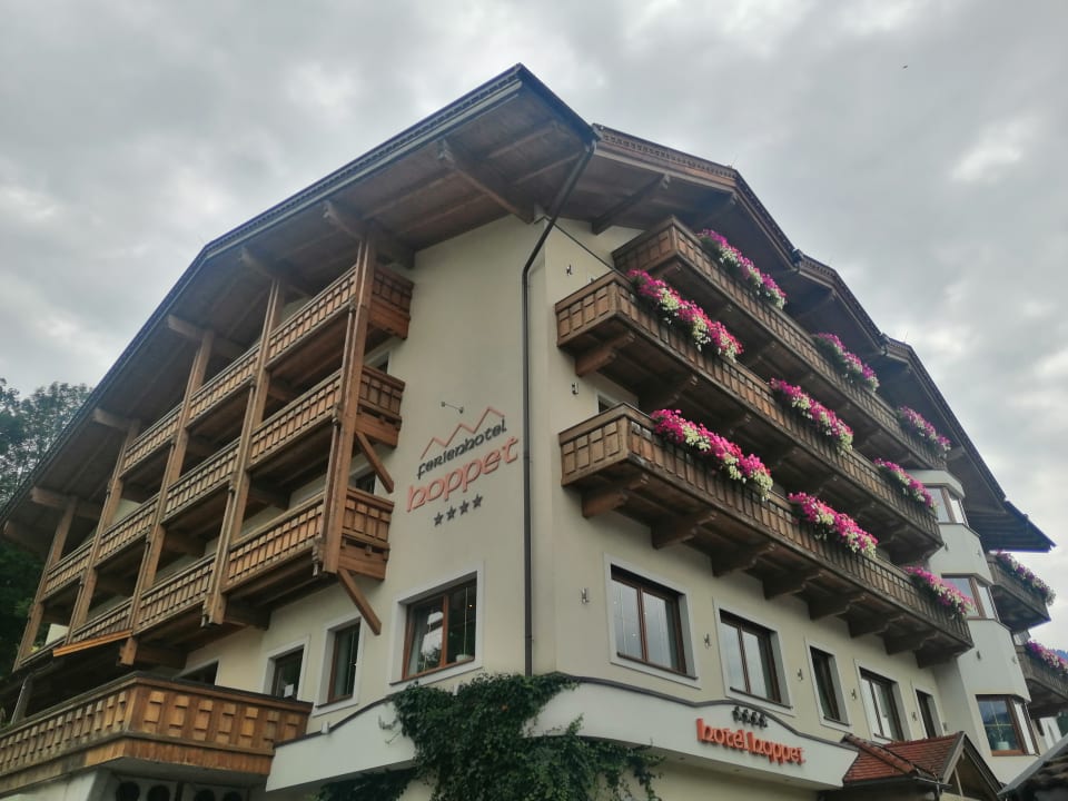 Außenansicht Hotel Hoppet