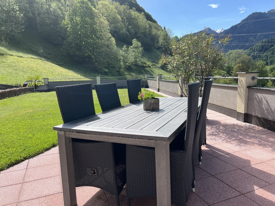 Ausblick Ferienhaus Fleisch