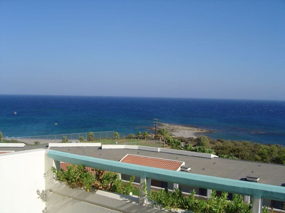 Blick vom Zimmerbalkon Rodos Princess Beach Hotel & Spa