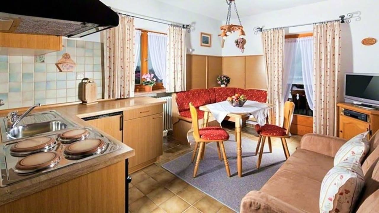 Küche Ferienwohnung Sappenlehen