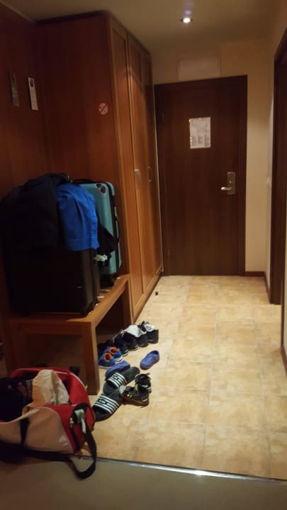 Vom Bett aus gesehen der Eingang Sol Luna Bay