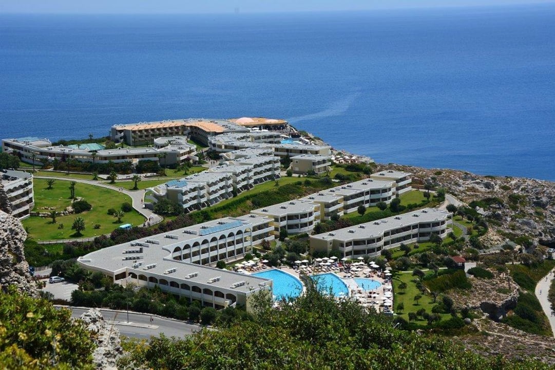 Hotel von oben... Hotel Kalithea Horizon Royal